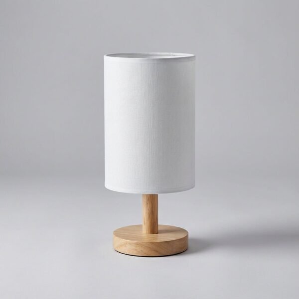 Lampa stołowa w stylu skandynawskim – Nordelle – Biały