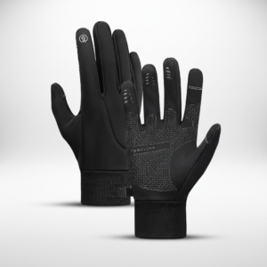 Rękawice wiatroszczelne z funkcją dotykową - TouchWarm – Czarny