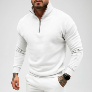 Wygodny sweter - Michael – Biały
